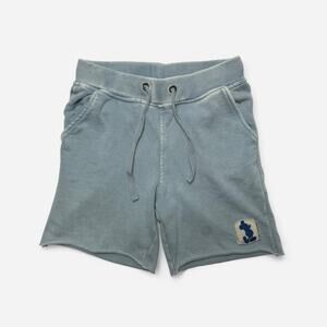 Junk Food Disney Mickey Mouse Light Blue Sweat Shorts Kids M